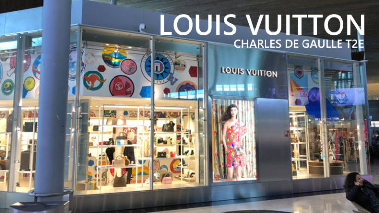 LOUIS VUITTON CHARLES DE GAULLE T2E in the airport, one of the few in ...