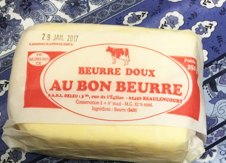 ギャラリーラファイエット食品館　バター売り場にあるAU BON BEURRE DOUX 