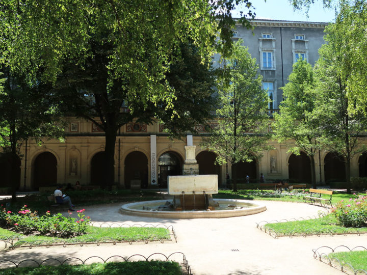 Courtyard of the Musée de Lyon.