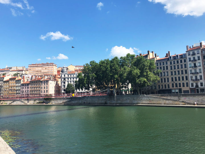 View of the Saône River.
