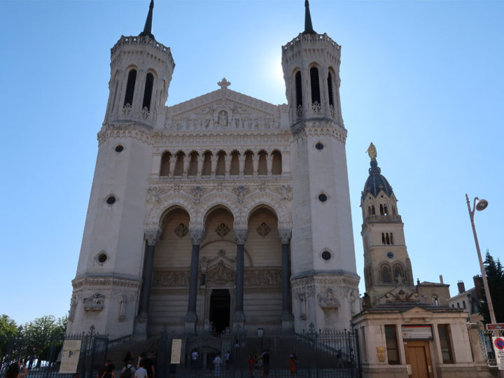 Exterior view of La Basilique Notre Dame de Fourvière