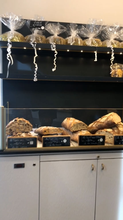There is also a range of classic breads.