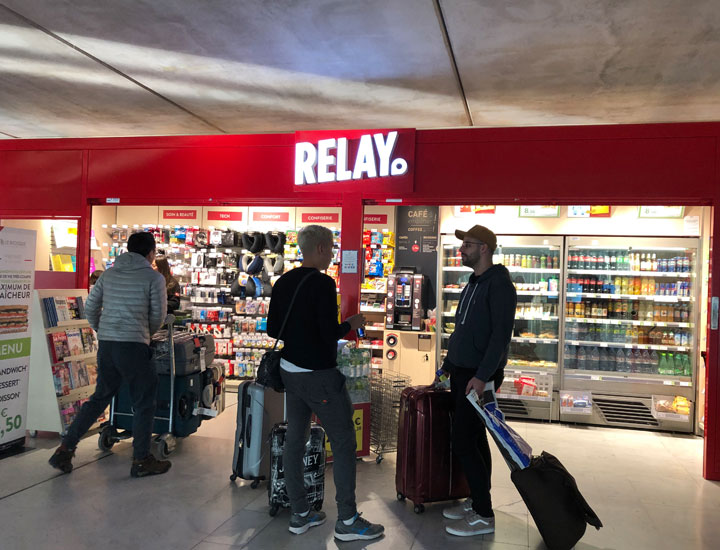 RELAY in Charles de Gaulle Airport