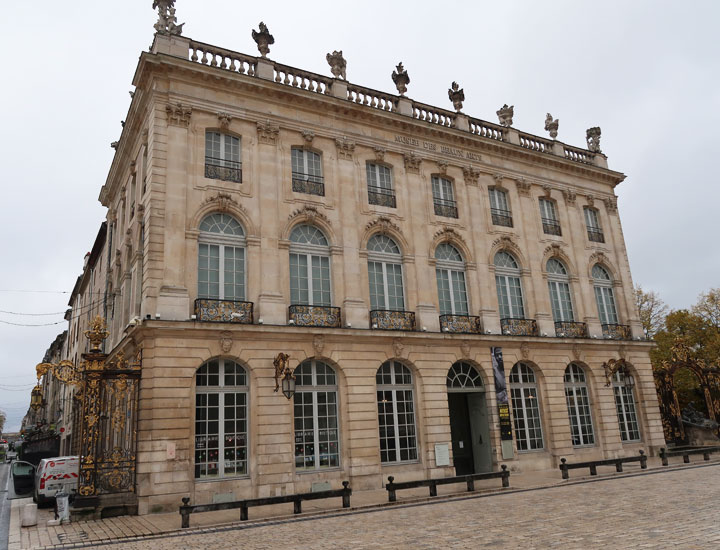 Exterior view of the Nancy Museum of Art.