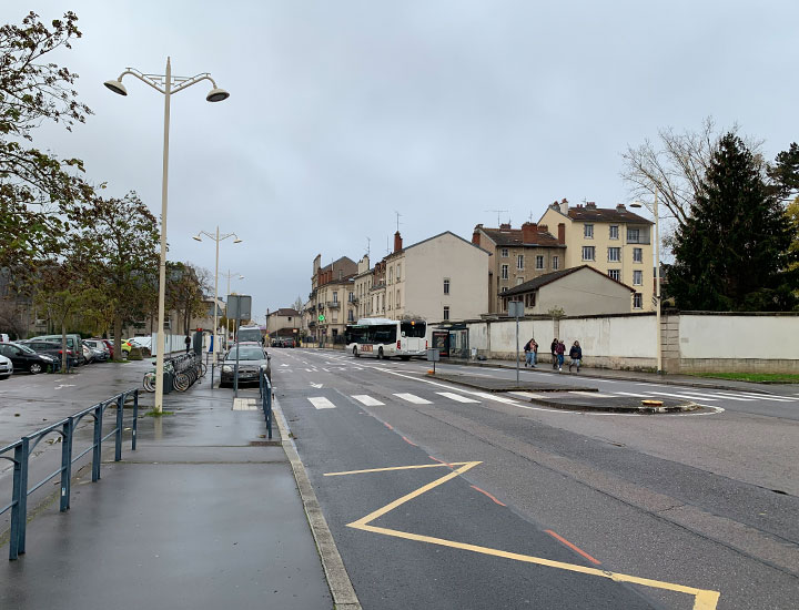 It is in front of the Musée de l’École de Nancy