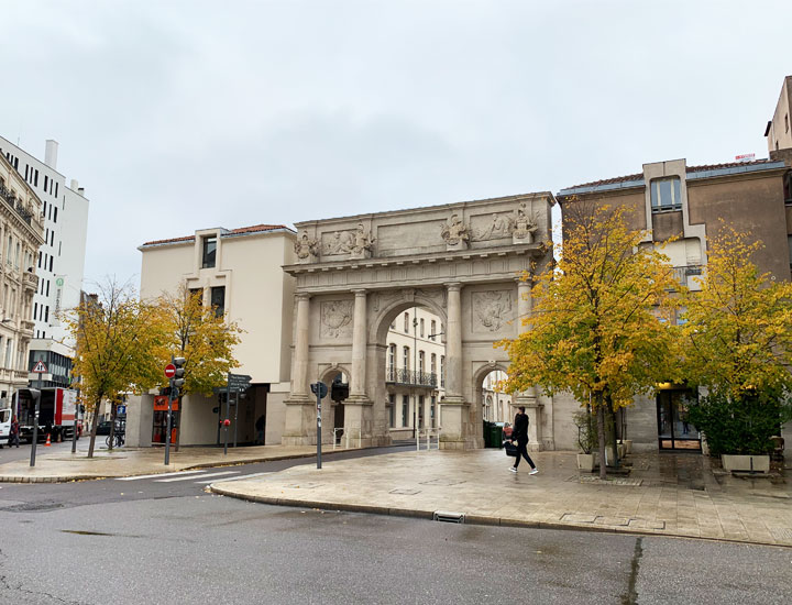 Exterior view of Porte Stanislas.