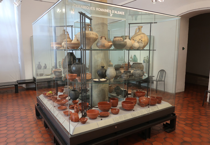 アルザス地方のローマ陶器
