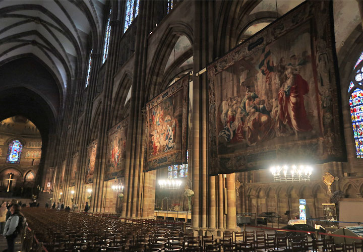 Tapestry of Strasbourg Cathedral.