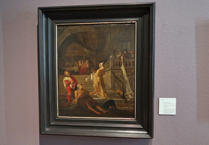 Gabriël Metsu Lazare et le mauvais riche (1652)
