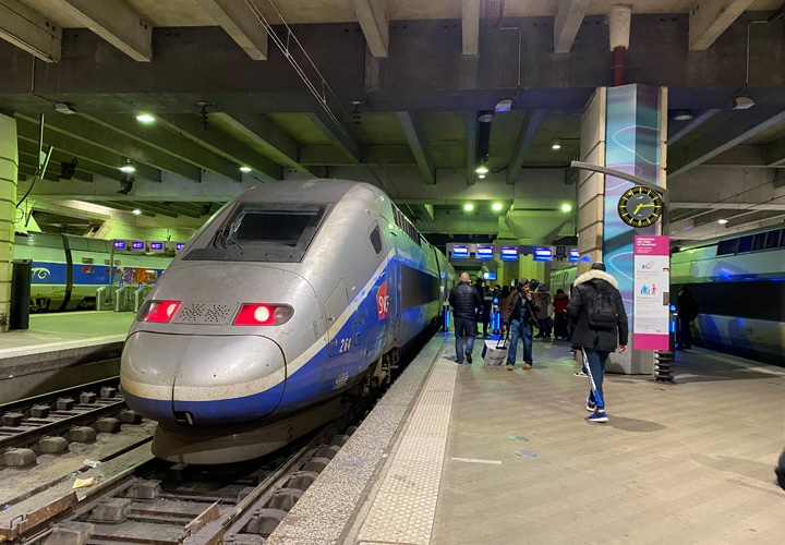 モンパルナス駅TGV