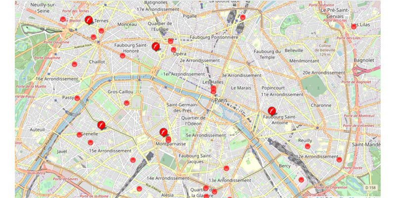free mobile paris map