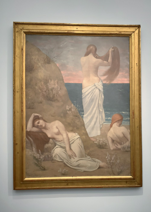 Jeunes filles au bord de la mer