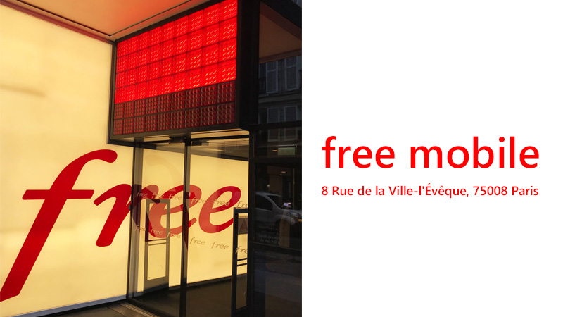 Free mobile sim card france Europe