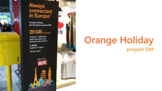 Orange Holiday Europe offre prépayée