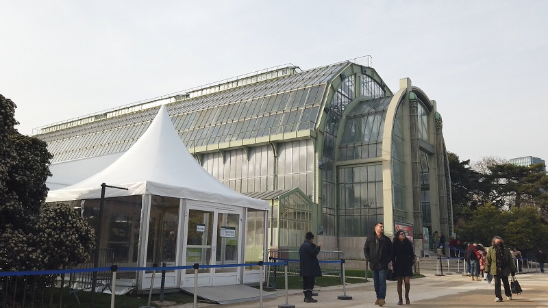 パリ植物園の大温室