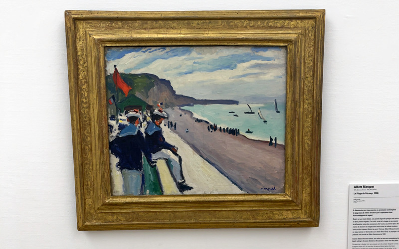 Albert Marquet (1875-1947)
La plage de Fécamp (1906)