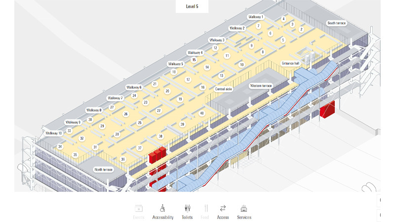 Le Centre Pompidou interactive-map