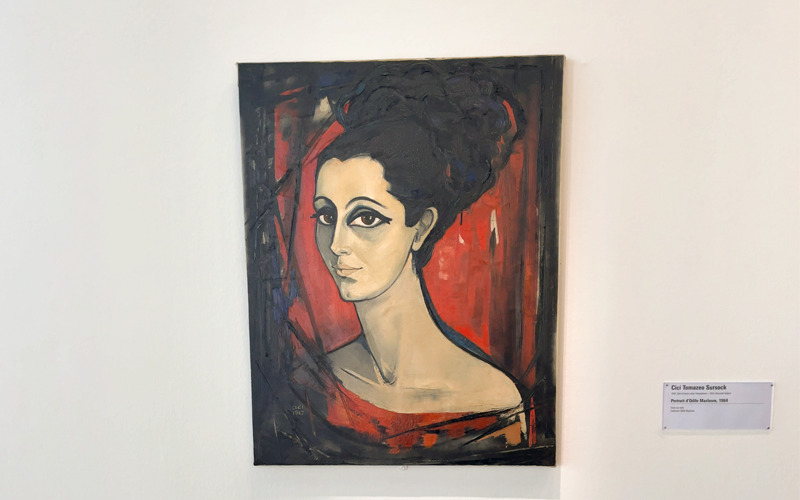 Cici Tommaseo Sursock (1923-2015) Portrait of Odile Mazloum (1964)