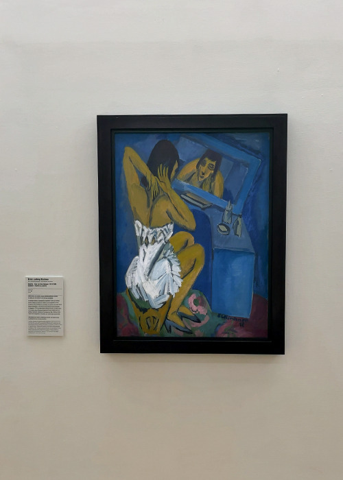 Ernst Ludwig Kirchner (1880-1938) Toilette - Frau vor dem Spiegel (La toilette - Femme au miroir) (1920)