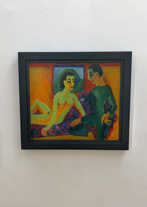 Ernst Ludwig Kirchner (1880-1938) Liebespaar (Les Amoureux) (1921 - 23)