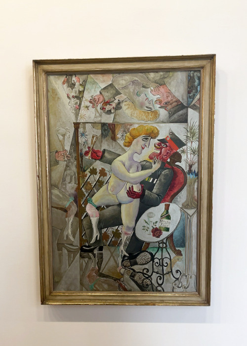 Otto Dix (1891-1969) Erinnerungen an die Spiegelsäle von Brüssel (Souvenirs de la galerie des glaces à Bruxelles) (1920)