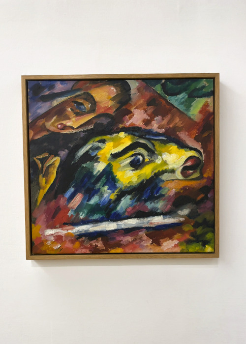 Raoul Hausmann (1886-1971) Gelbes Pferd (Cheval jaune) (1916)