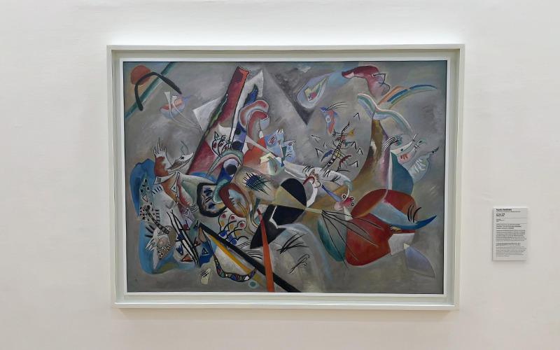 Vassily Kandinsky (1866-1944) Im Grau (Dans le gris) (1919)
