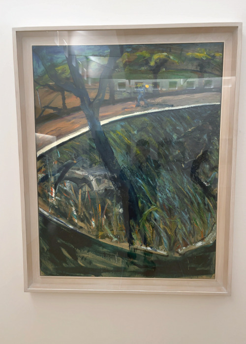 Francis Bacon (1909-1992)
Van Gogh in a landscape (Van Gogh dans un paysage) (1957)