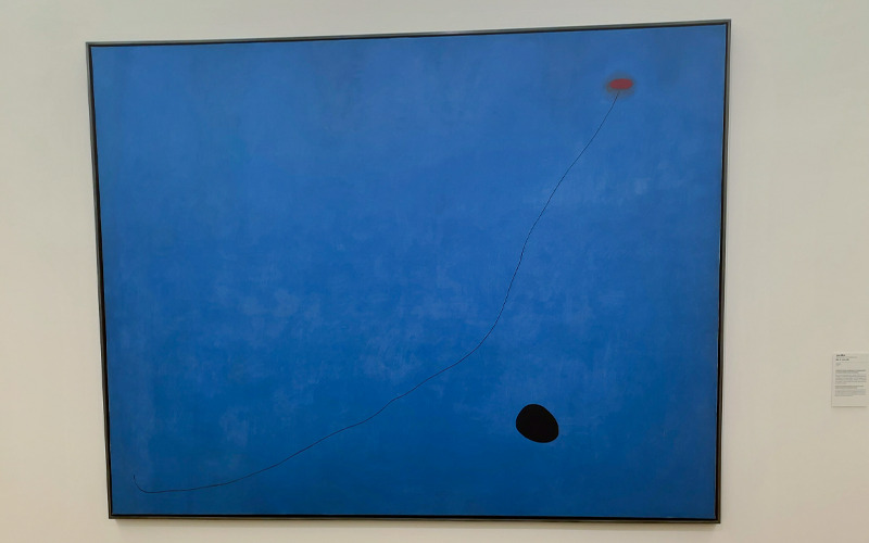 Joan Miró (1893-1983)
Bleu III (1961)