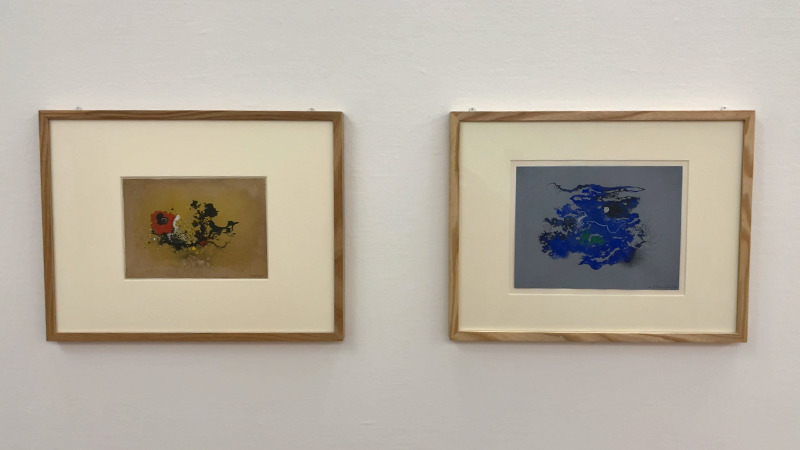 Léon Tutundjian (1906-1968)
Sans titre (1927) 左　
Formes bleues (1926) 右